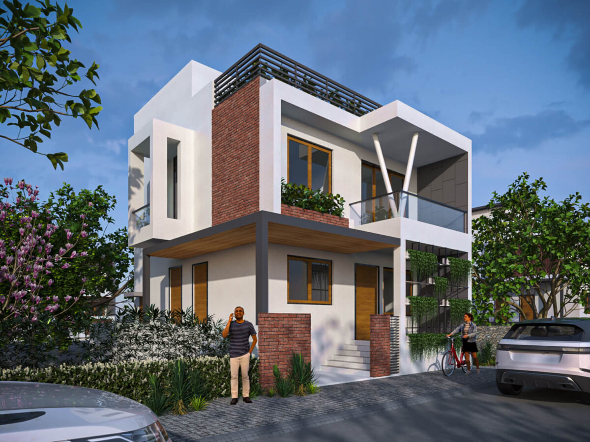 Exterior Design Rendering